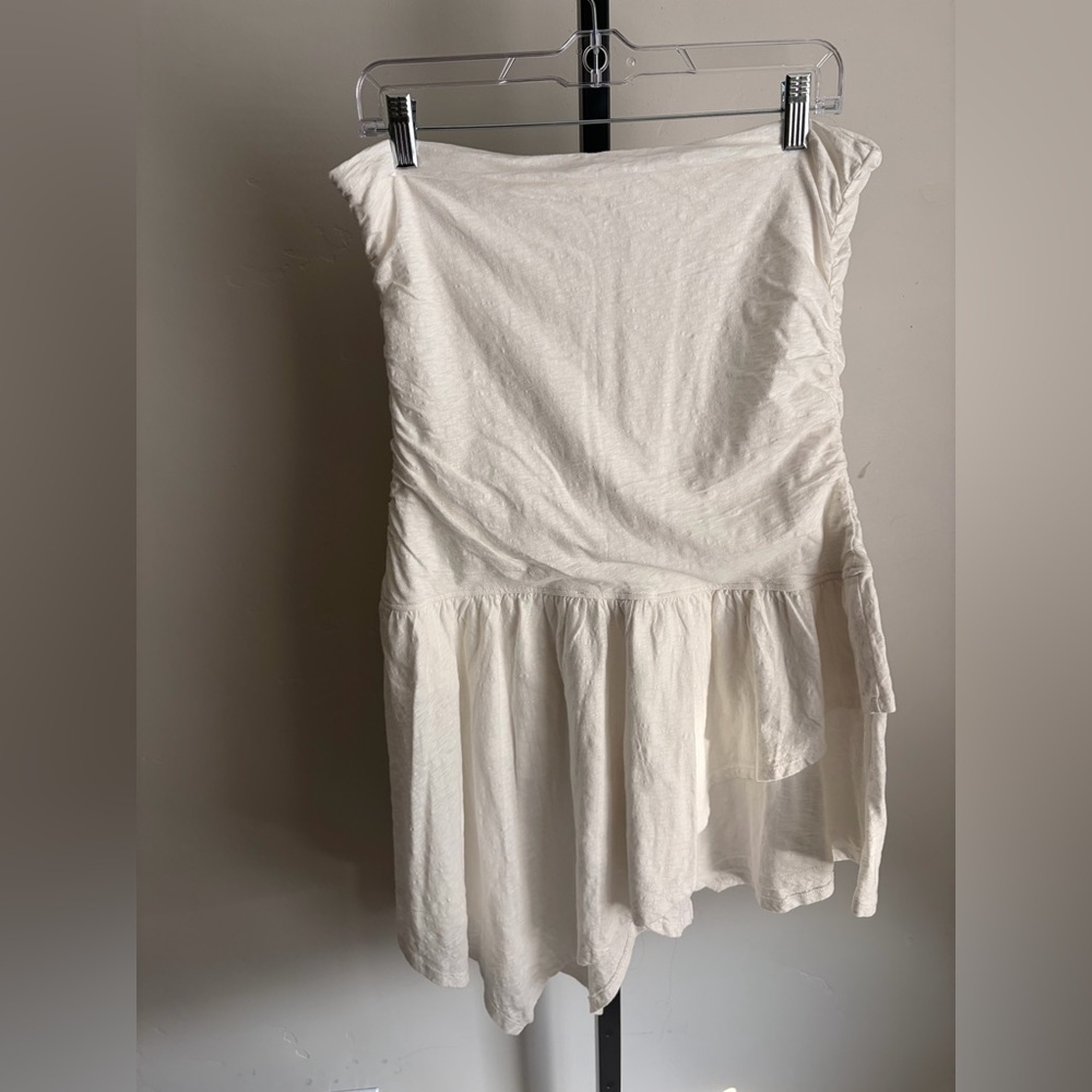 Free People FP Beach Robyn Convertible Mini Dress/Skirt in White Cotton - Picture 6 of 8